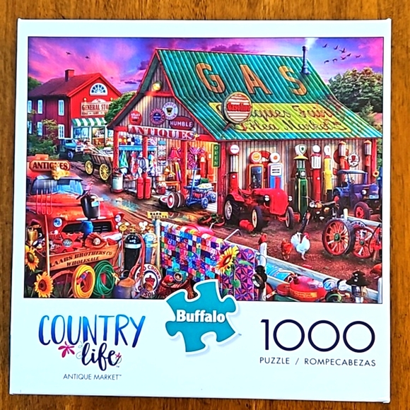 2 Puzzles - Country Life Series - Buffalo Games & Puzzles - 1,000 piece - EUC - Picture 5 of 7